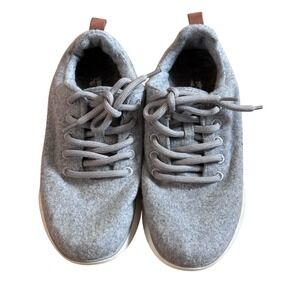 Dr Scholls Womens Grey Wool Blend Lace Up Sneakers Shoes Size Unknown Size 7.5